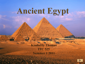 Ancient Egypt - Kim`s-Uses-of