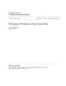 Detection of Outliers in Time Series Data - e