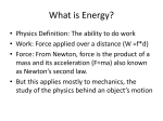 What is Energy?