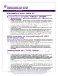 Pancreatic Cancer Facts 2011 - Pancreatic Cancer Action Network