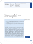 Update on small cell lung cancer management