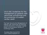 2015 ESC Guidelines for the management of patients with