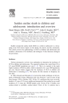 Sudden cardiac death in children and adolescents: introduction and