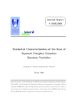 Statistical Characterization of the Sum of Squared - INESC-ID