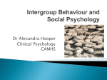 MRCPsych Part 1:Intergroup Behaviour and Social Psychology