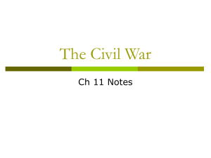 Ch 11 Civil War Powerpoint