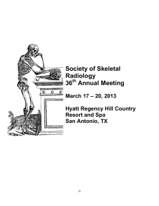 SSR 2006 Annual Meeting At-a-Glance