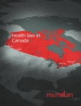 Health Law in Canada