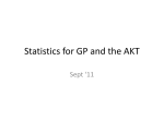 statistics for the AKT
