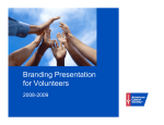 Branding Presentation for Volunteers