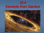 Elements from Stardust