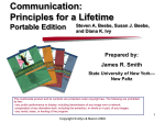 Communication: Principles for a Lifetime 3rd Edition