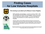 This case is reportable. - Missouri Cancer Registry