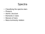 Stellar and Atomic Spectra