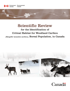 2008. Scientific Review for the Identification of Critical Habitat