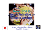 Japan`s Initiative on Climate Change (PowerPoint Presentation