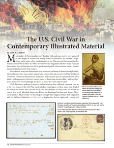 The US Civil War in Contemporary Illustrated Material