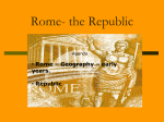 Rome republic and government