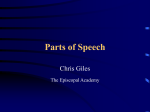 CGParts of Speech cg
