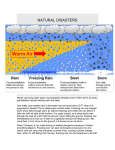 NATURAL DISASTERS Winter can bring other types of precipitation
