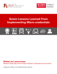 Seven Lessons Learned From Implementing Micro