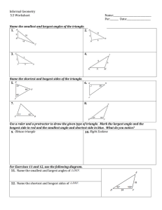 Informal Geometry 5.5 Worksheet Name: Per:______ Date: Name