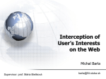 Interception of User`s Interests on the Web