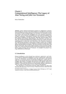The Legacy of Alan Turing and John von Neumann