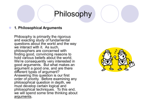 arguments - UCSD Philosophy