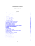 First course in probability and statistics