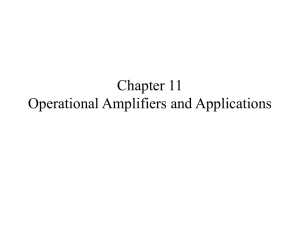 Operational Amplifiers and Applications Lecture Slides