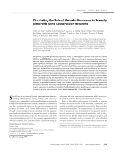 Elucidating the Role of Gonadal Hormones in Sexually