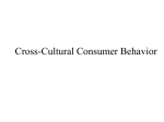 Cross-Cultural Consumer Behavior