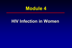 HIV Infection in Women - MidAtlantic AIDS Education and Training