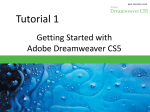 DWCS5 Tutorial 01