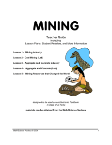 MINING - Math/Science Nucleus