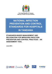 national infection prevention and control standards