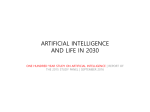 artificial intelligence and life in 2030