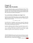 Chapter 10 Supply-Side Economics