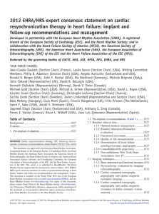 2012 EHRA/HRS expert consensus statement on cardiac