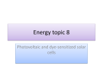 Photovoltaic and dye-sensitized solar cells