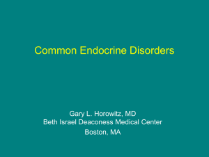 Common Endocrine Disorders