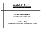 IntroToLogic - Department of Computer Science