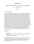 Teaching Notes: Impacts of Global Climate Change on Tribes in