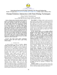 Human Robotics Interaction with Data Mining Techniques