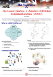 The Gaian Database: a Dynamic Distributed Federated Database