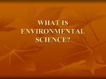 what is environmental science?