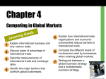 Chapter 4 - Competing in Global Markets