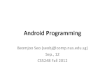 Programming in Android