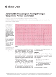 Abnormal Electrocardiogram Findings During an Occupational